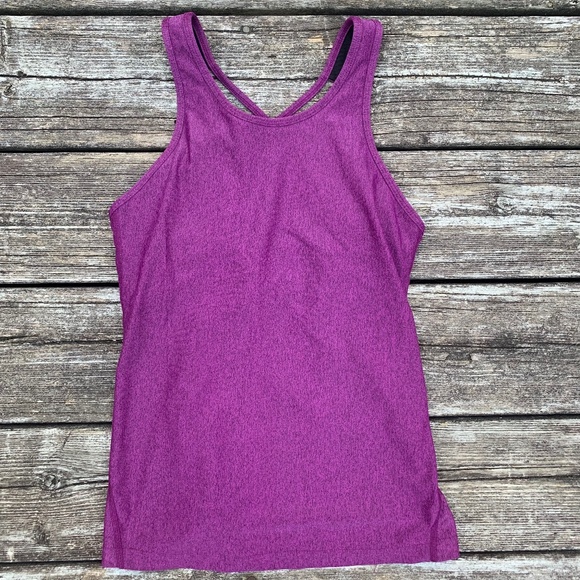 NWOT Tonic Open Back crisscross Detail Workout Tank, Xs - Picture 1 of 3